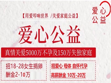 石峰捐卵助孕生子 爱心志愿者招募